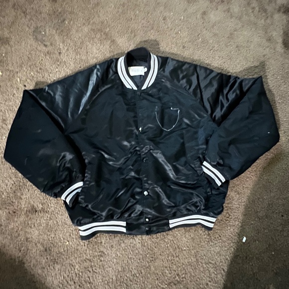 Raiders chalk line satin jacket NFL Vintage - Picture 6 of 7
